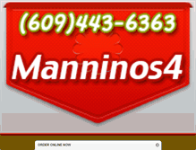 Tablet Screenshot of manninos4.com